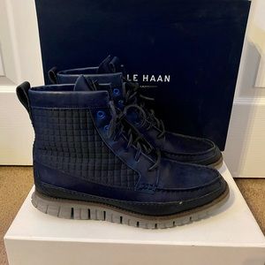 Cole Haan Zerogrand Quilted Waterproof Lace-Up Boot | Mens US 8